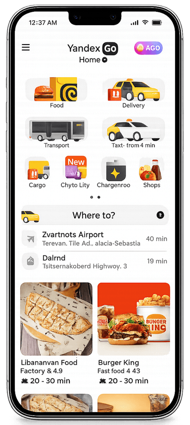 Yandex Pro App